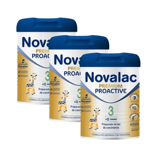 Novalac Premium Proactive 3 Leche De Crecimiento, 3X800 Gr