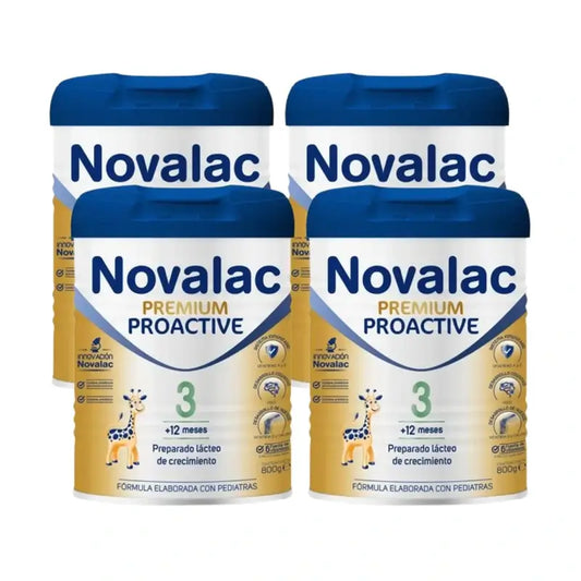 Novalac Premium Proactive 3 Leche De Crecimiento, 4X800 Gr