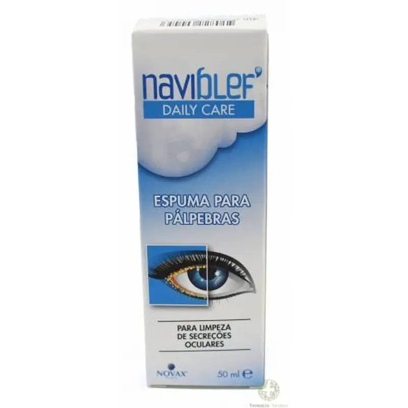 Novax Naviblef Cuidado Diario Espuma De Parpados, 50 ml