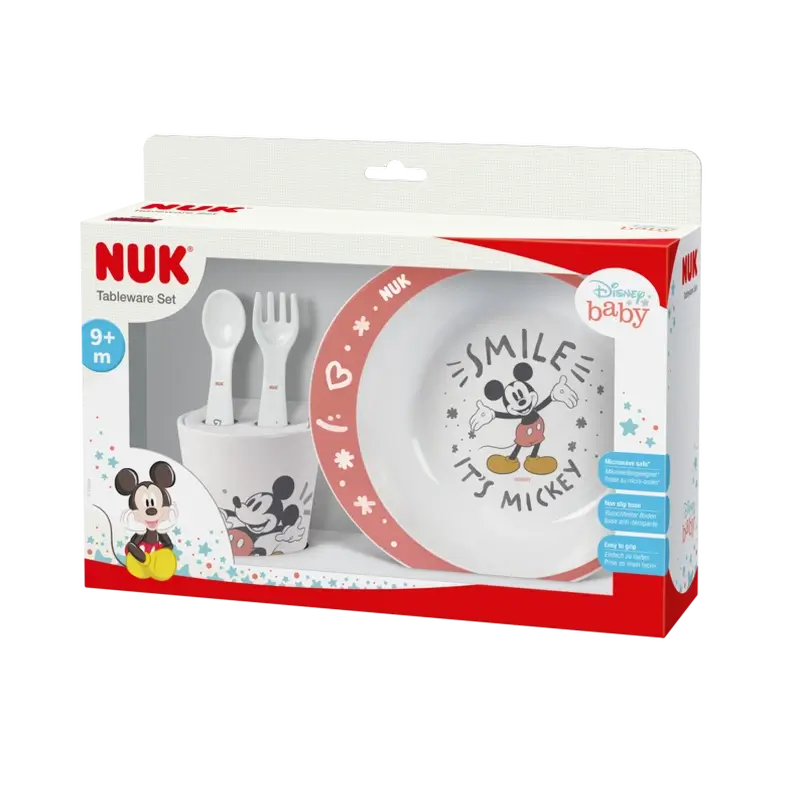 Nuk Set Vajilla Mickey Mouse 9M+