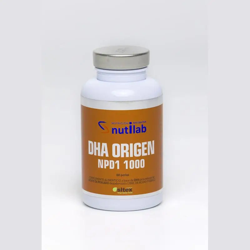 Nutilab Dha Origen Npd1 1000 , 60 perlas