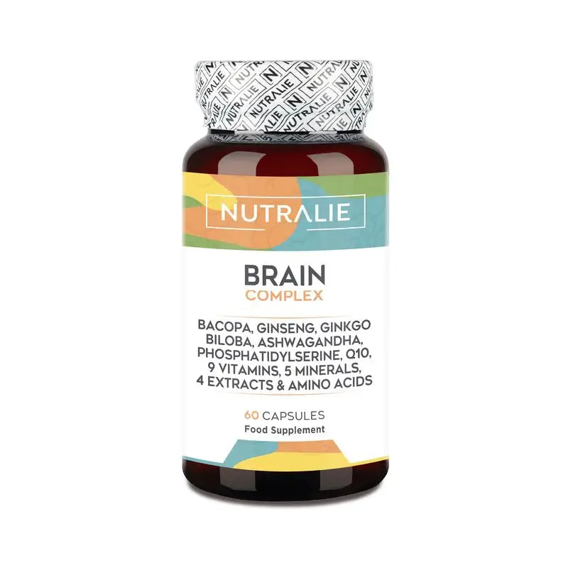Nutralie Brain Complex Nootrópico Agilidad Mental , 60 cápsulas