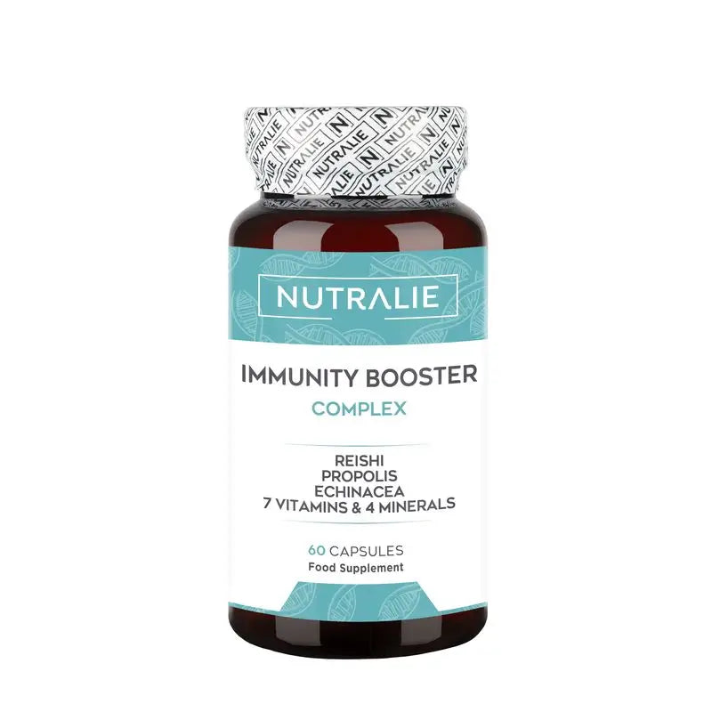 Nutralie Defensas Inmunitarias Con Vit A + C + Folato Y Reishi Immunity Booster , 60 cápsulas