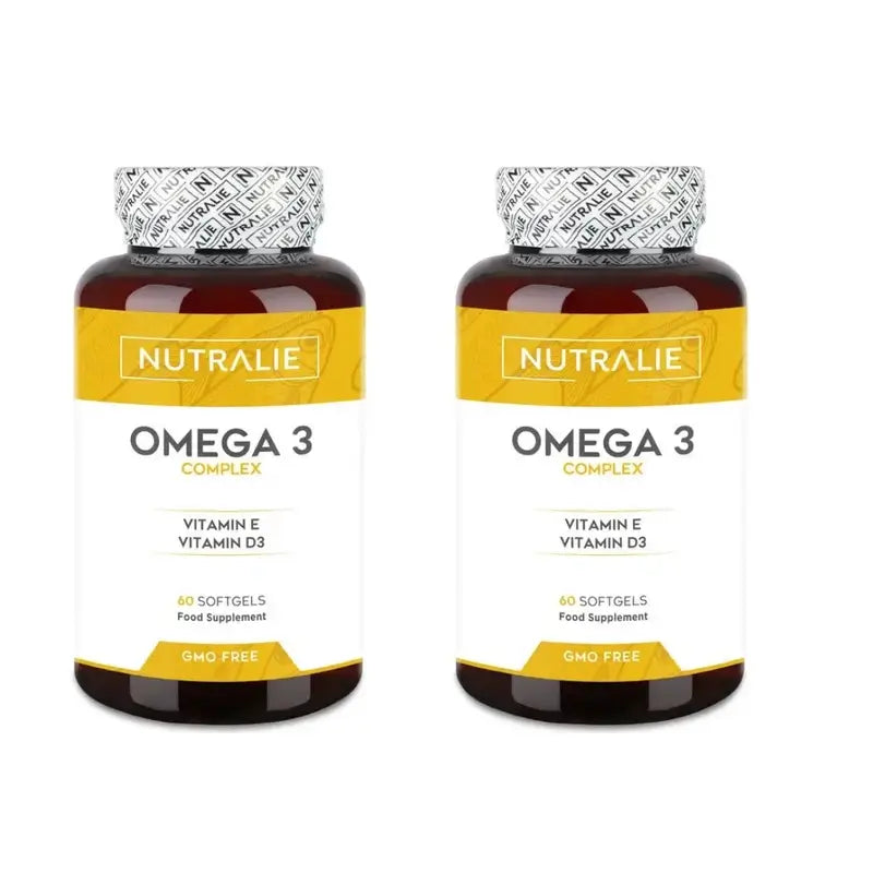Nutralie Omega 3 Complex 2000Mg Epa Dha Con Vitamina E + D, 2X60 Cápsulas
