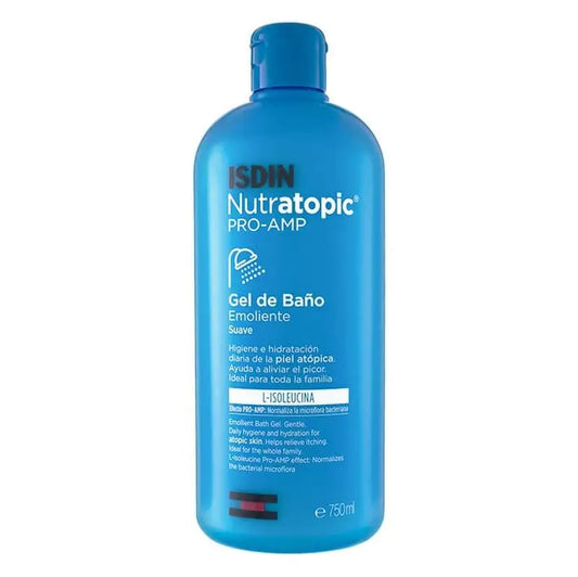 Isdin Nutratopic Pro-Amp Gel De Baño Emoliente 750Ml
