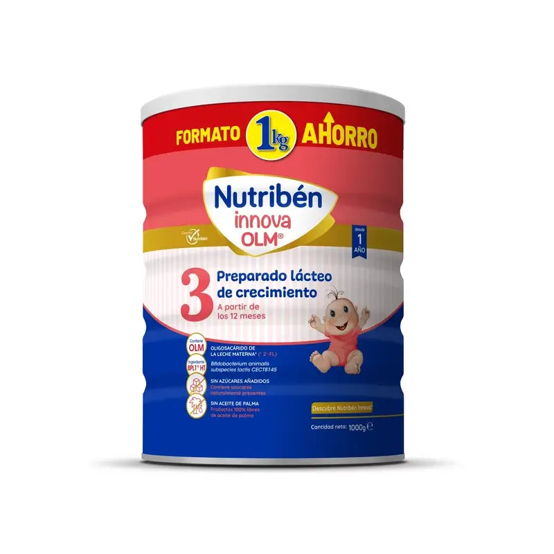 Nutribén Innova 3 Leche Crecimiento, 1000 gr