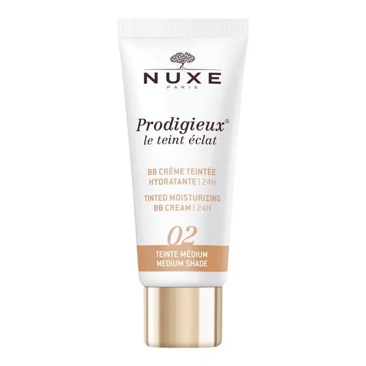 Nuxe Bb Cream Hidratante Con Color | 24H, Prodigieux® Le Teint Éclat 30Ml - Tono Medio