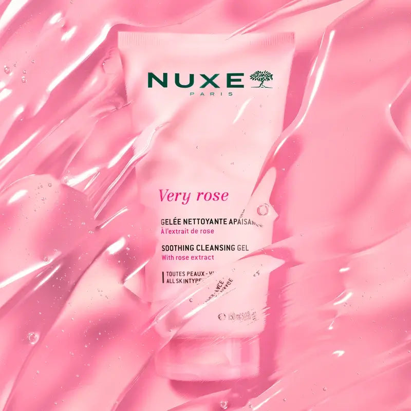 Nuxe Gel Limpiador Calmante Very Rose , 150 ml