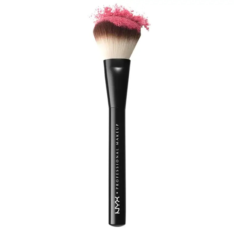 Nyx Brocha Para Polvos Pro Powder Brush 2 De Fibra , 1 unidades