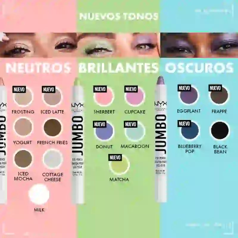 Nyx Lápiz De Ojos Jumbo Eye Pencil - Black Bean , 5 gr