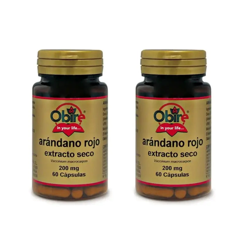 Obire Arandano Rojo , 2X60 Cápsulas