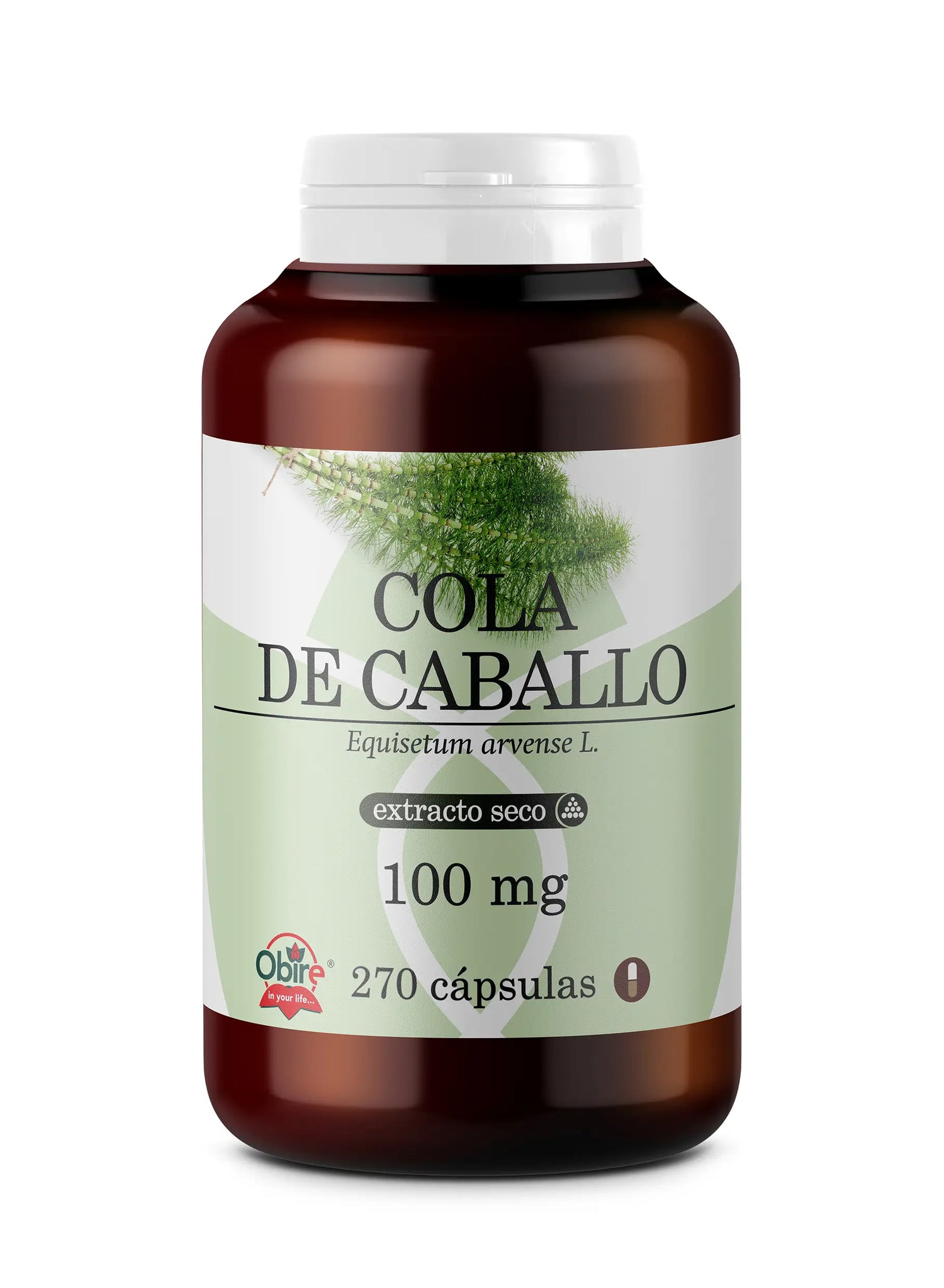 Obire Gran Formato Cola De Caballo 100 Mg, 270 cápsulas