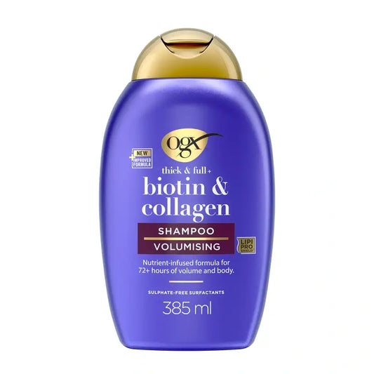 OGX Champú Biotina y Colágeno, Cabello Fino, 385 ml