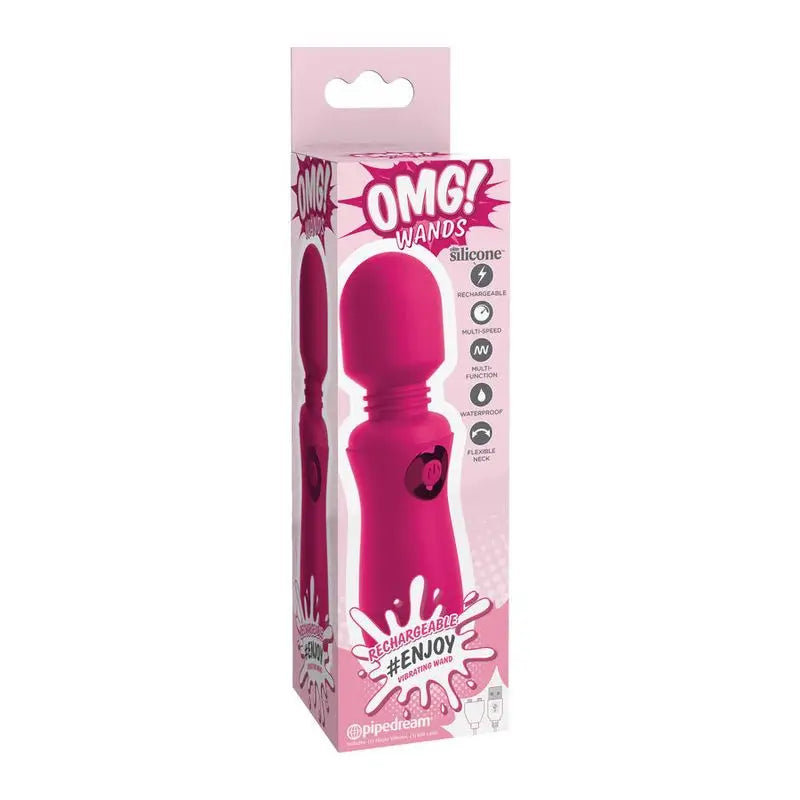 Omg Enjoy Vibrador Wand Rosa