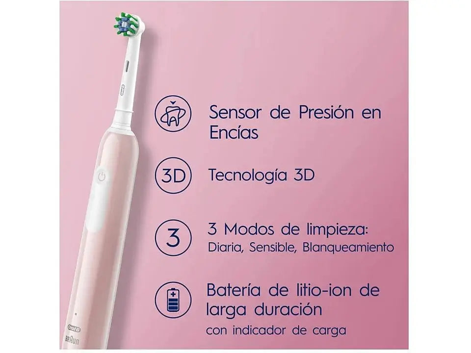 Oral-B Braun Cepillo De Dientes Eléctrico Pro 1 Rosa
