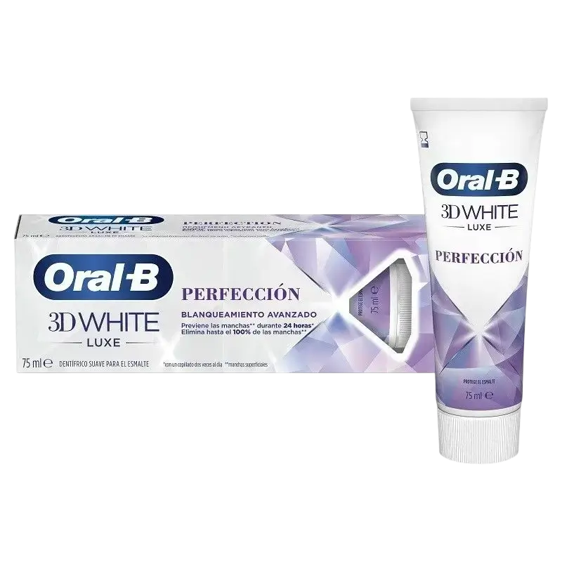Oral-B Pasta de Dientes 3D Luxe Perfección, 75 ml x 4 unidades