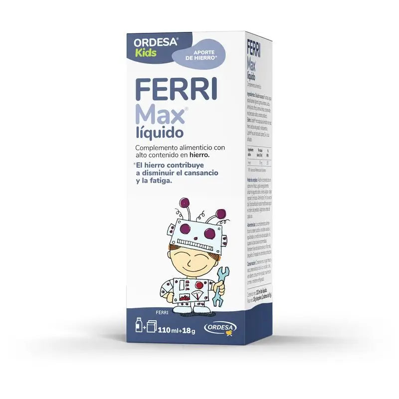 Ordesa Ferrimax Liquido, 110 Ml + 2 Sobres