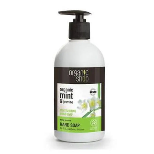 Organic Shop Jabon De Manos Hidratante Jazmin Mentolado 500Ml.