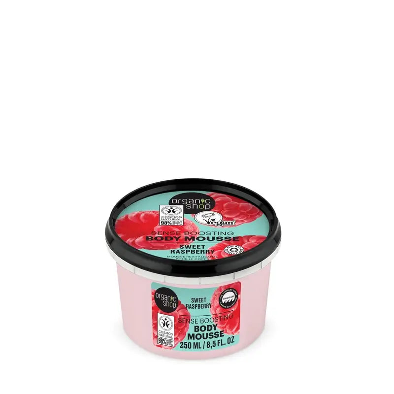 Organic Shop Mix Mousse Corporal Renovador De Frambuesa , 250 ml