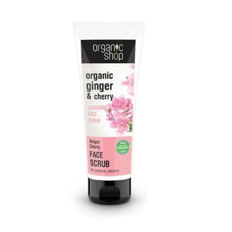 Organic Shop Peeling Facial Limpiador Jengibre Y Cerezas 75Ml.