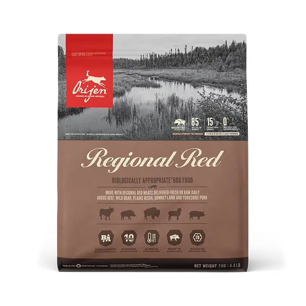 Orijen Canine Adult Regional Red 2Kg pienso para perros