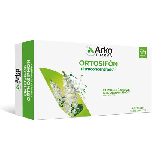 Arkopharma Arkofluido Ortosifón, 20 ampollas