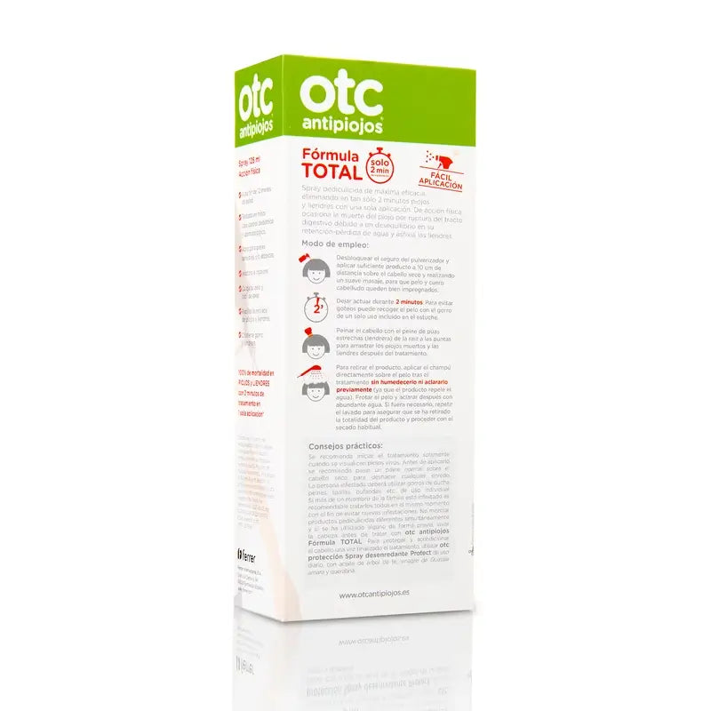 Otc Antipiojos Spray Formula Total 125 ml