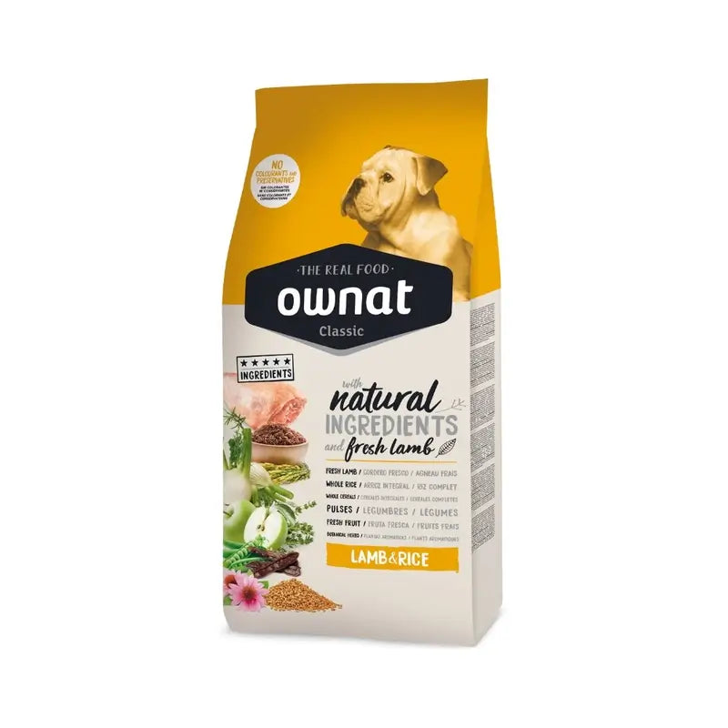 Ownat Classic Canine Adult Cordero Arroz 12Kg