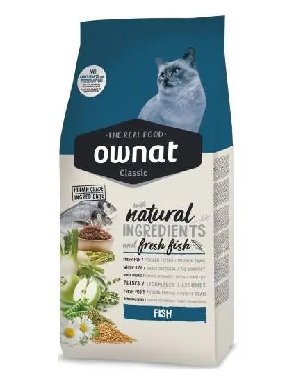 Ownat Classic Feline Adult Pescado 4Kg, Pienso para Gatos