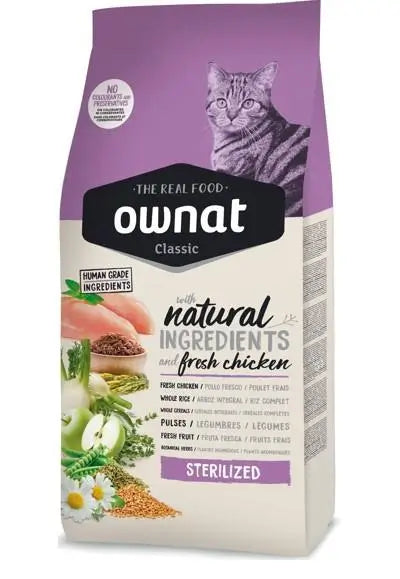 Ownat Classic Feline Adult Sterilized 1,5Kg pienso para gatos