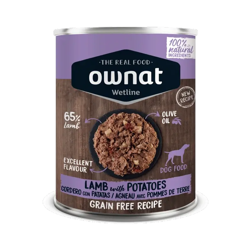 Ownat Wetline Canine Cordero Con Patatas 12X395Gr