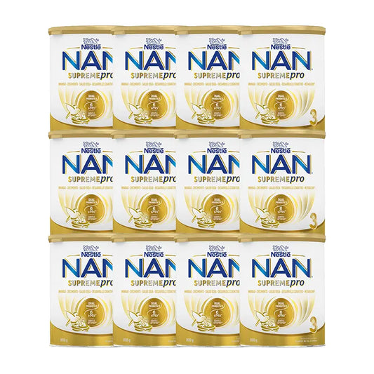 Nestlé Nan Supreme Pro 3 Leche de crecimiento, 12X800 gr