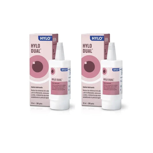 Hylo Dual Colirio 10 ml, Pack de 2