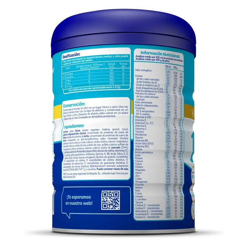 Nutribén Innova 1 Top Protein Leche inicio, 2 X 800 gr