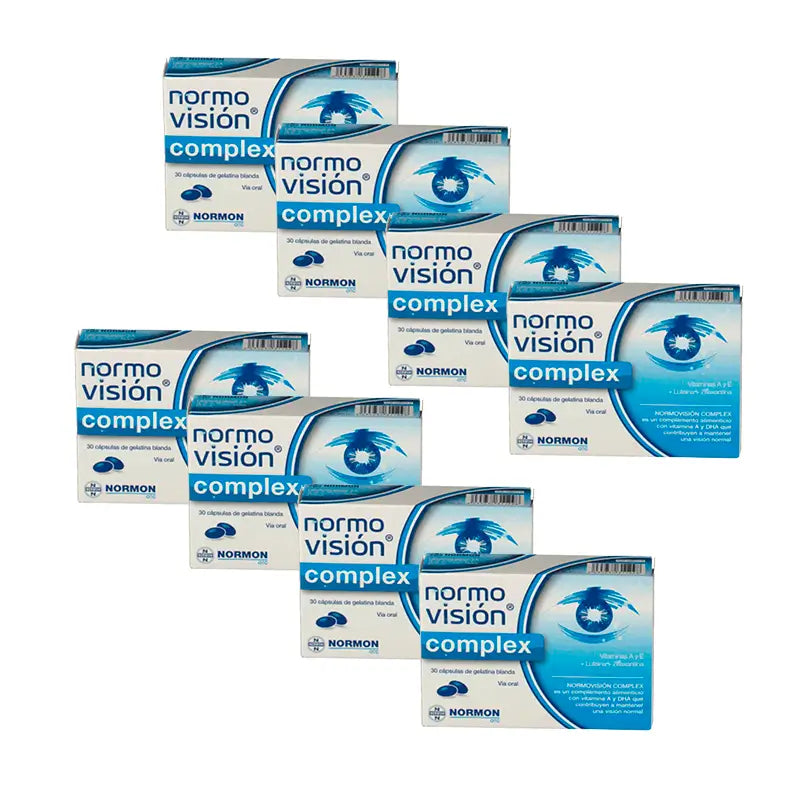 Pack 8 Normovisión Complex, 30 cápsulas