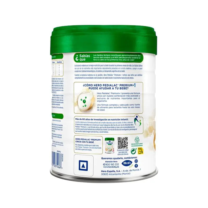 Hero Baby Leche De Inicio Pedialac 1, Pack 4 X 800 gr