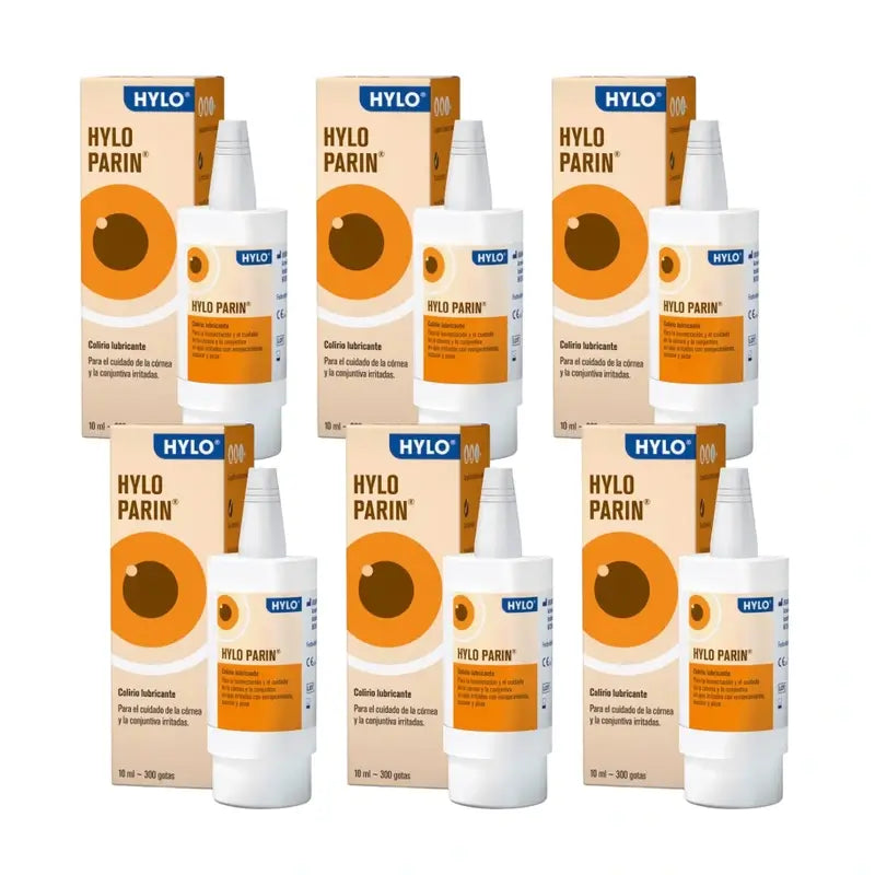 Hylo Parin Colirio 10 ml, Pack de 6