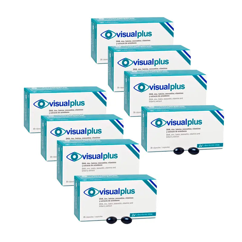 Pack 8 Visualplus, 30 cápsulas