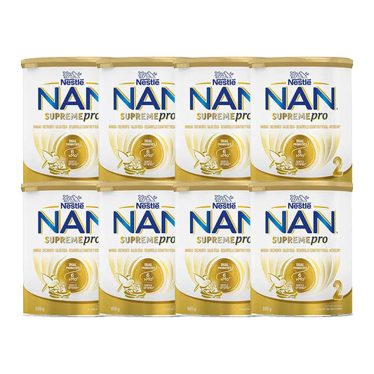 Nestlé Nan Supreme Pro 2 Leche de Continuación, 8X800 gr