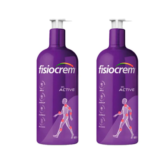 Fisiocrem Gel Active, Pack 2x600 ml