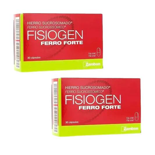 Fisiogen Ferro Forte, Pack 2x30 Cápsulas