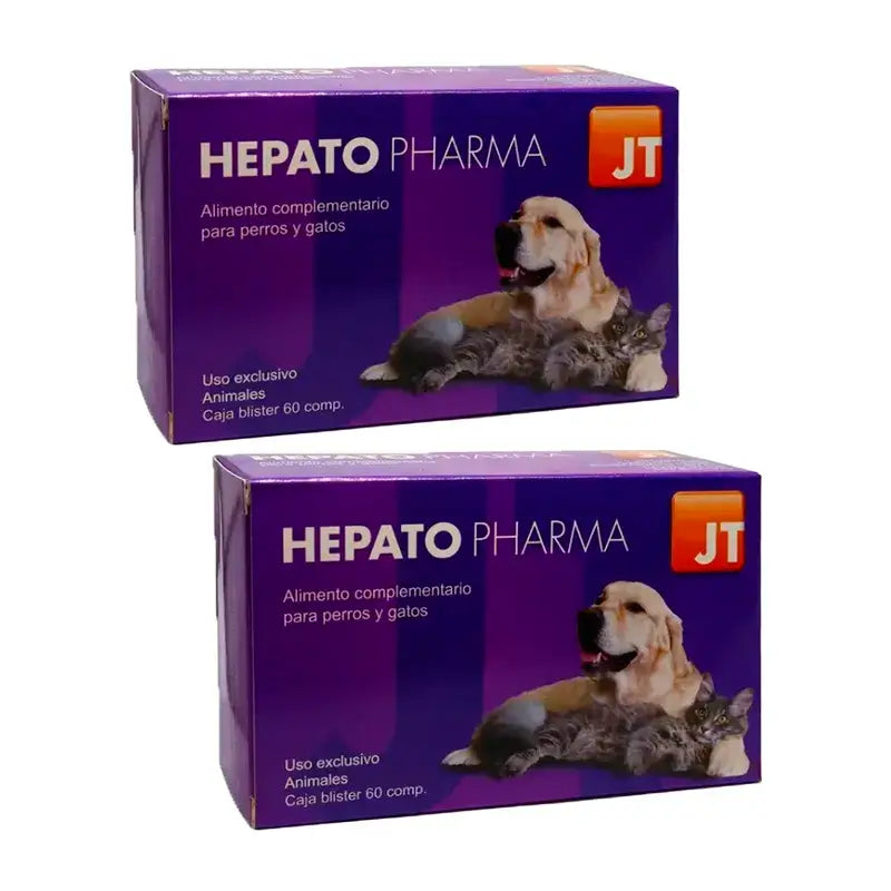 JTPharma Hepato Pharma, Pack 2 x 60 comprimidos