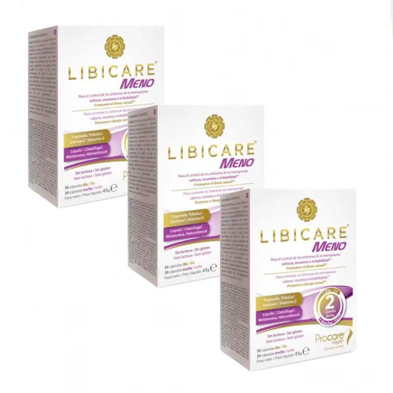 Libicare Meno, Pack 3x60 Cápsulas