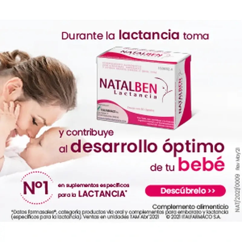 Pack Natalben Lactancia, 2x60 Cápsulas