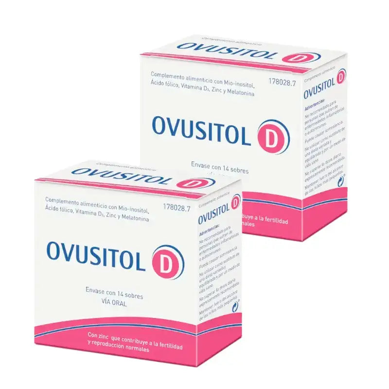 Ovusitol D, Pack 2x14 Sobres