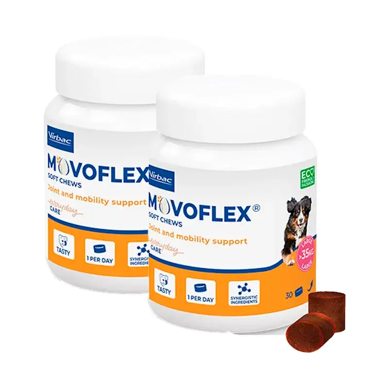 Movoflex Condroprotector Perros Grandes 35 Kg, Pack 2 x 30 Comprimidos