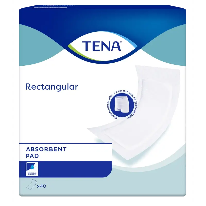 Tena Pañal Rectangular , 80 unidades talla única