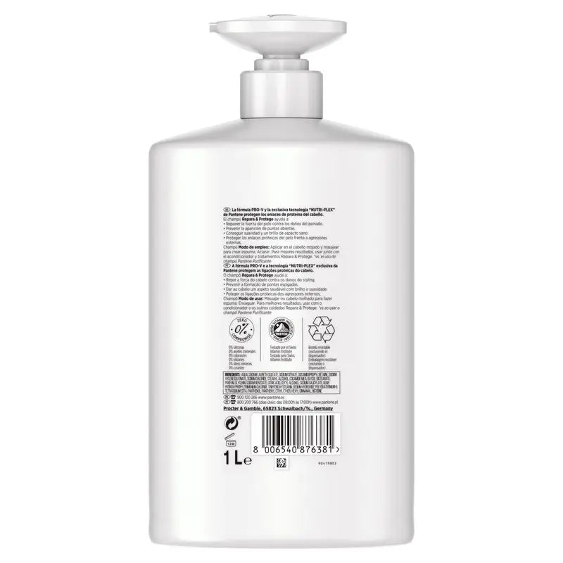 Pantene Nutri Plex Champú Repara Y Protege 1000Ml