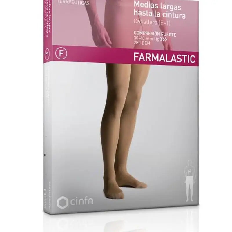 Farmalastic Panty Caballero Compresión Fuerte T.M