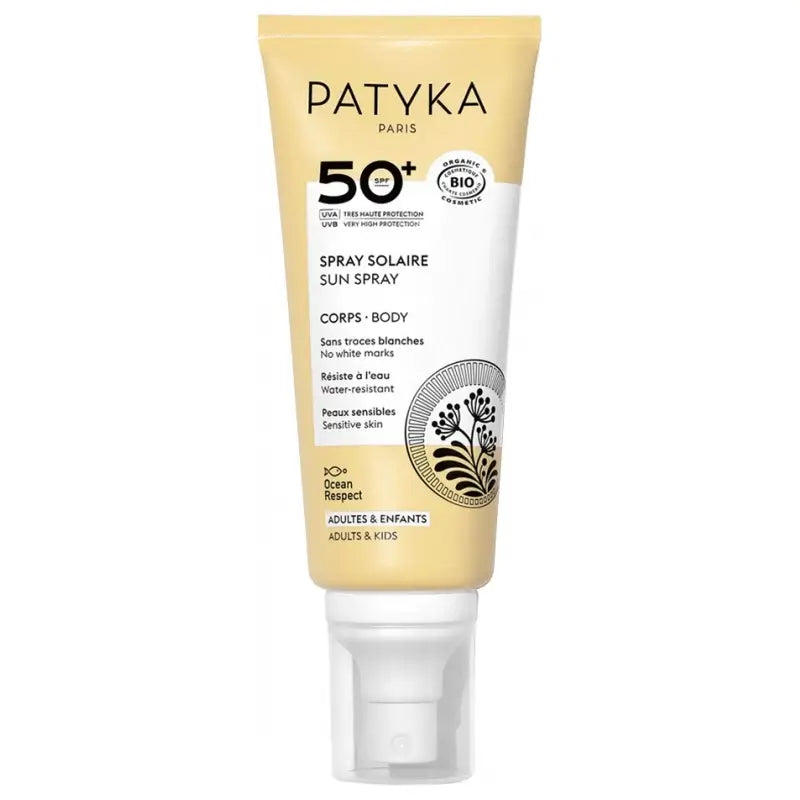 Patyka Spray Solar Ecológico SPF50+, 100 ml